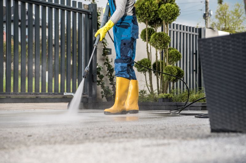 Cleaning a Driveway