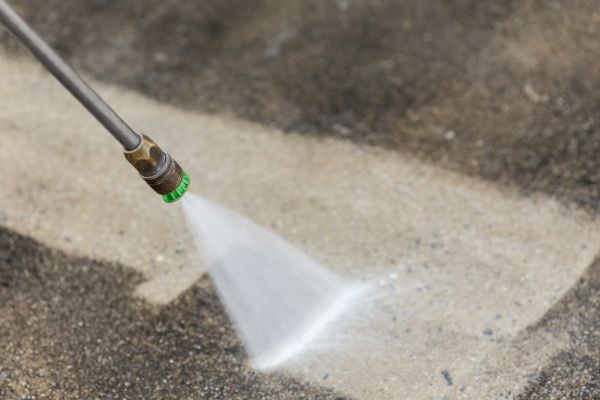 Garage Floor Power Washing in Auburn