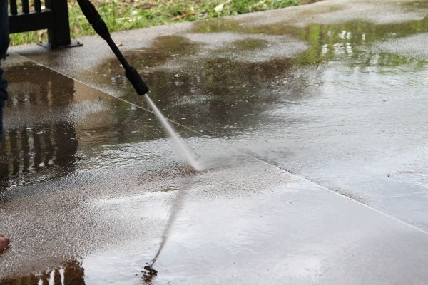 Concrete Deck Cleaning in Auburn
