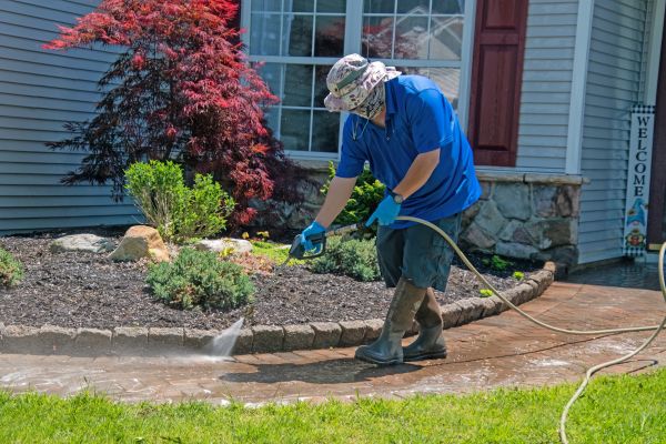 Brick Walkway Cleaning in Auburn