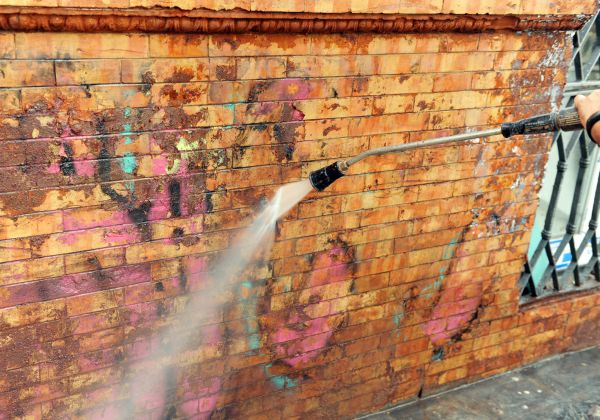 Brick Graffiti Cleaning in Auburn